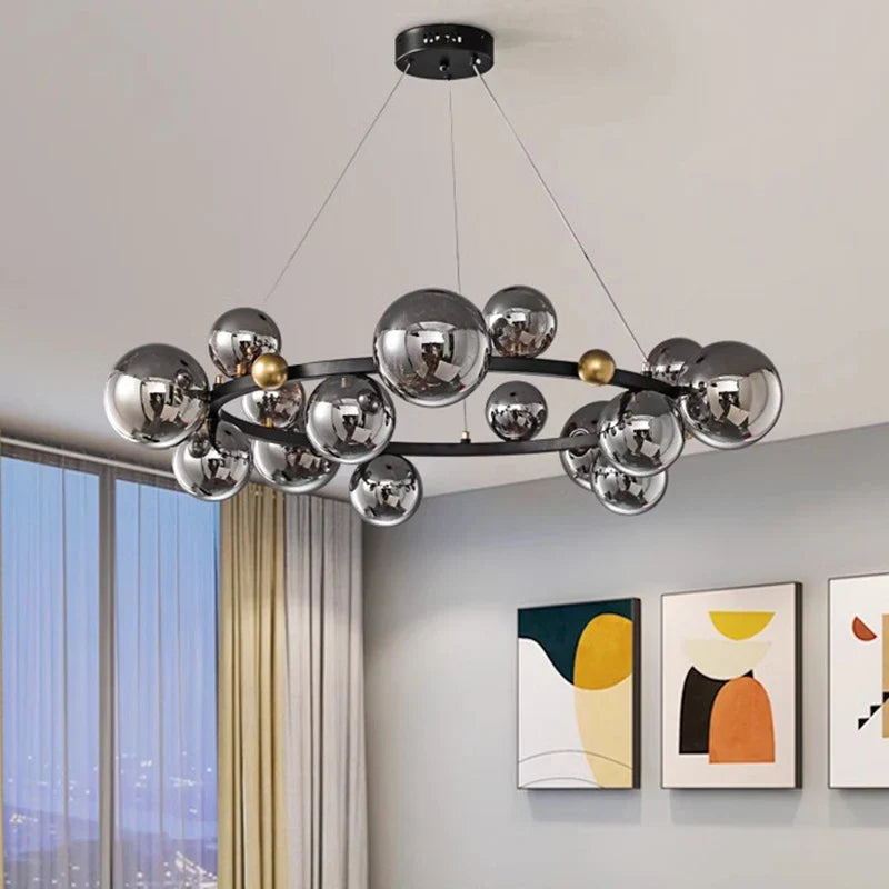 Afralia™ Crystal Chandelier: Modern Stair Pendant Lamp for Living Room, Interior Lighting