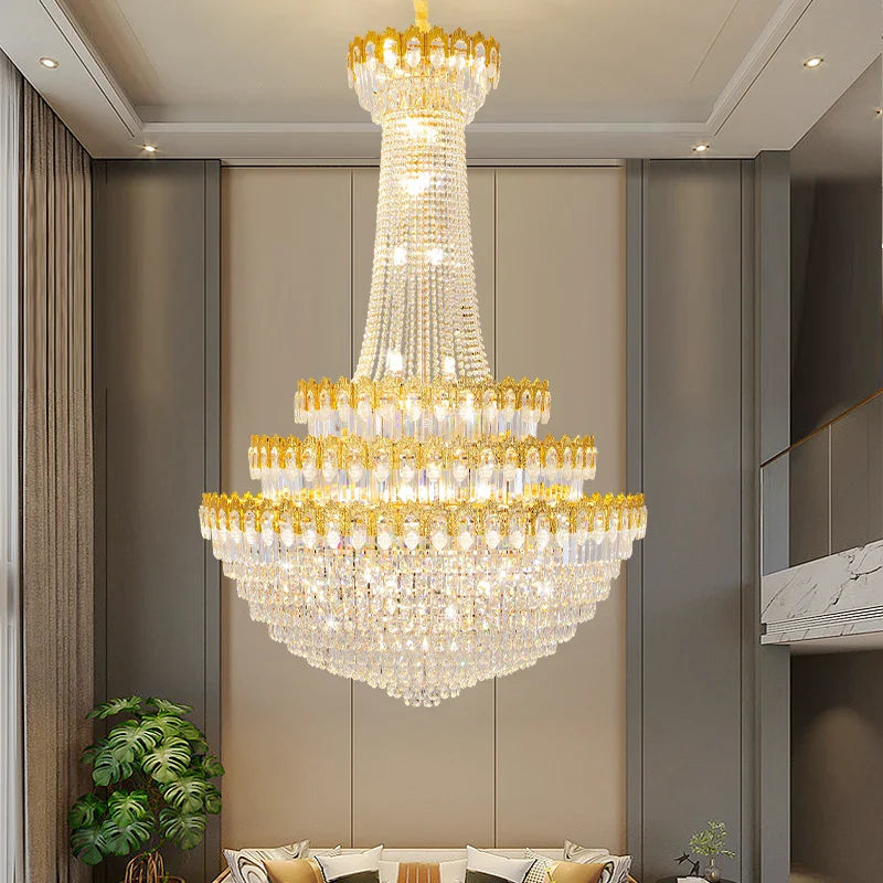 Afralia™ Crystal Chandelier: Luxury European Living Room Main Light 2024 Elegant Design