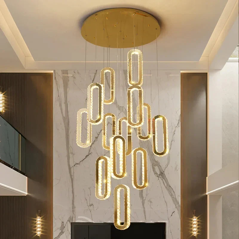Afralia™ Crystal Chandeliers: Luxury LED Lighting for Home, Villa, Living Room, Hotel, and More