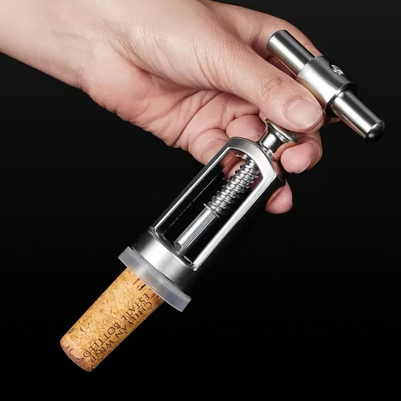 Afralia™ Vintage Leveraged Corkscrew Wine Opener - Premium Bar Tool for Effortless Opening