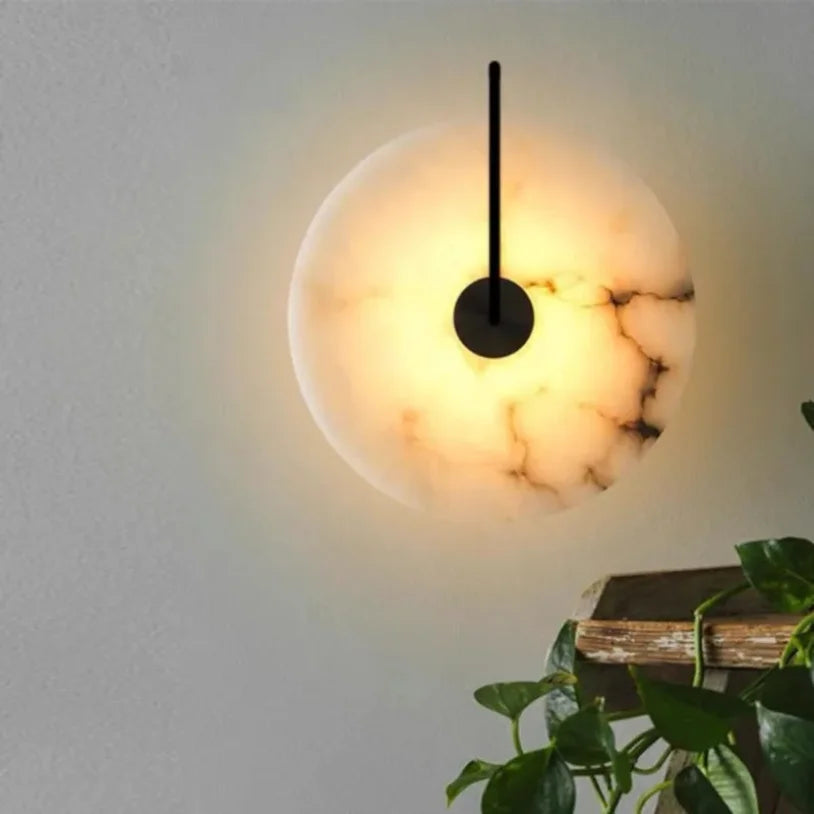 Afralia™ Marble Stone Wall Sconce - Modern Indoor Nordic Hotel Bathroom Decor
