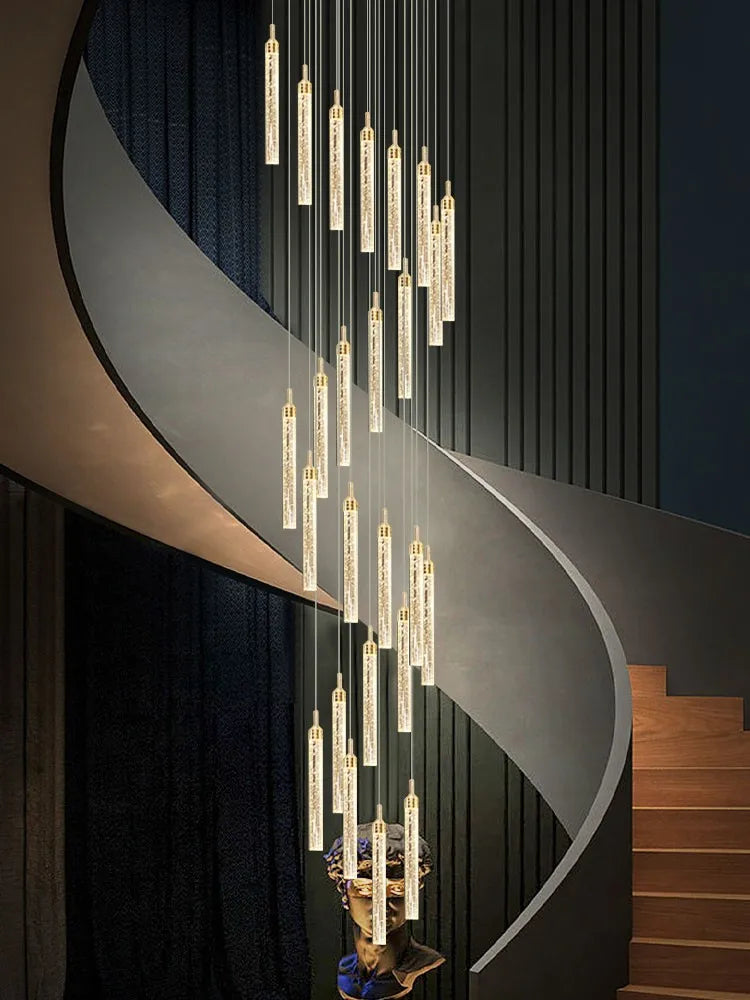 Afralia™ Crystal Chandelier: Modern Luxury Pendant Lighting for Home Decor