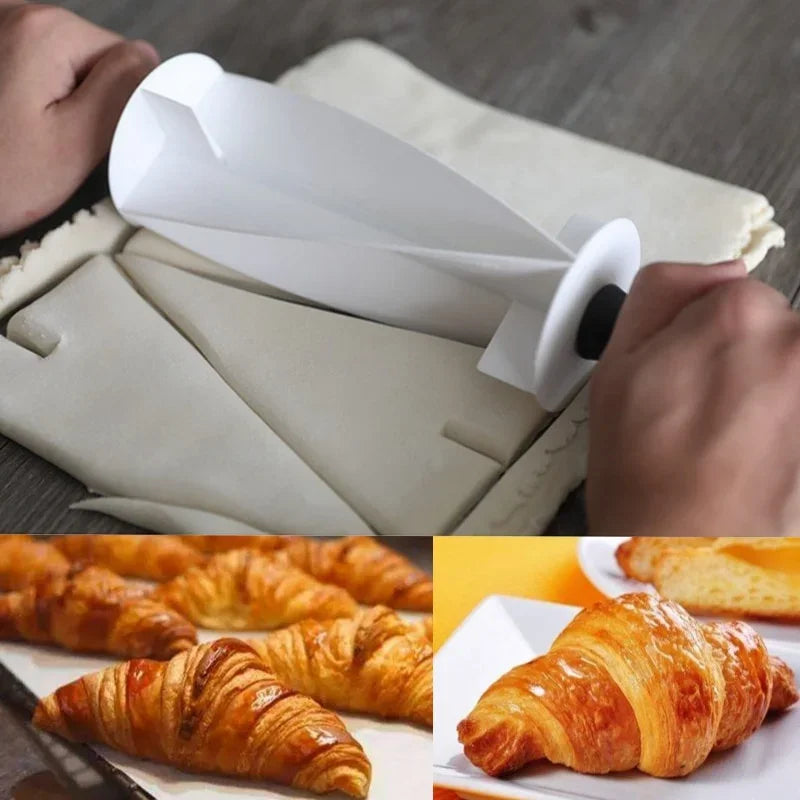 Afralia™ Croissant Bread Wheel Cutter for Baking & Kitchen - Bakery Tools