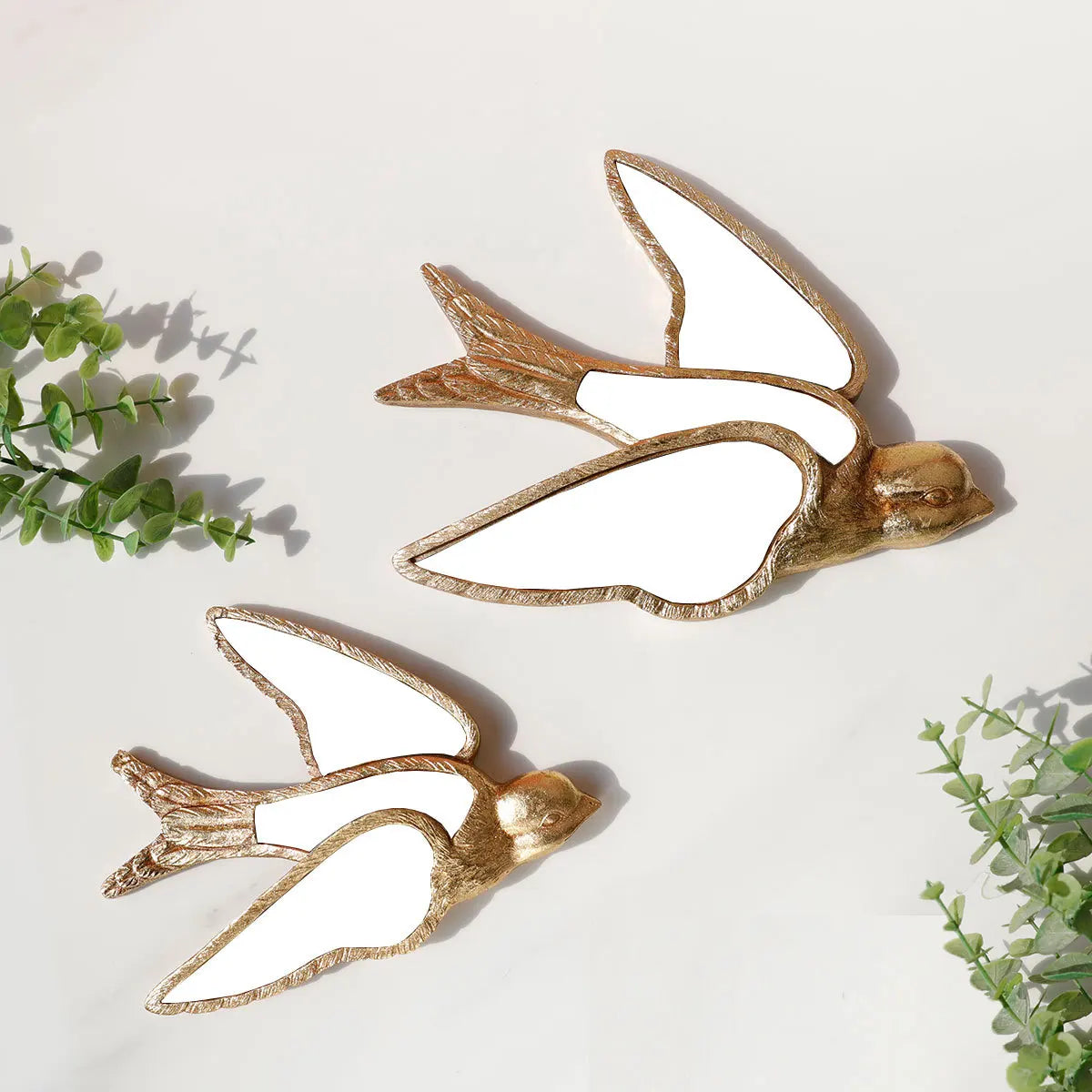 Afralia™ Swallow Golden Bird Wall Decoration - Simulated Animal Pendant & Room Accessory