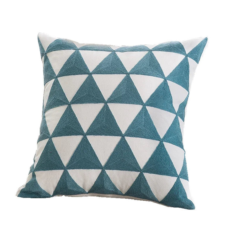 Afralia™ Embroidered Sofa Cushion Cover Throw - Decorative Pillow Covers