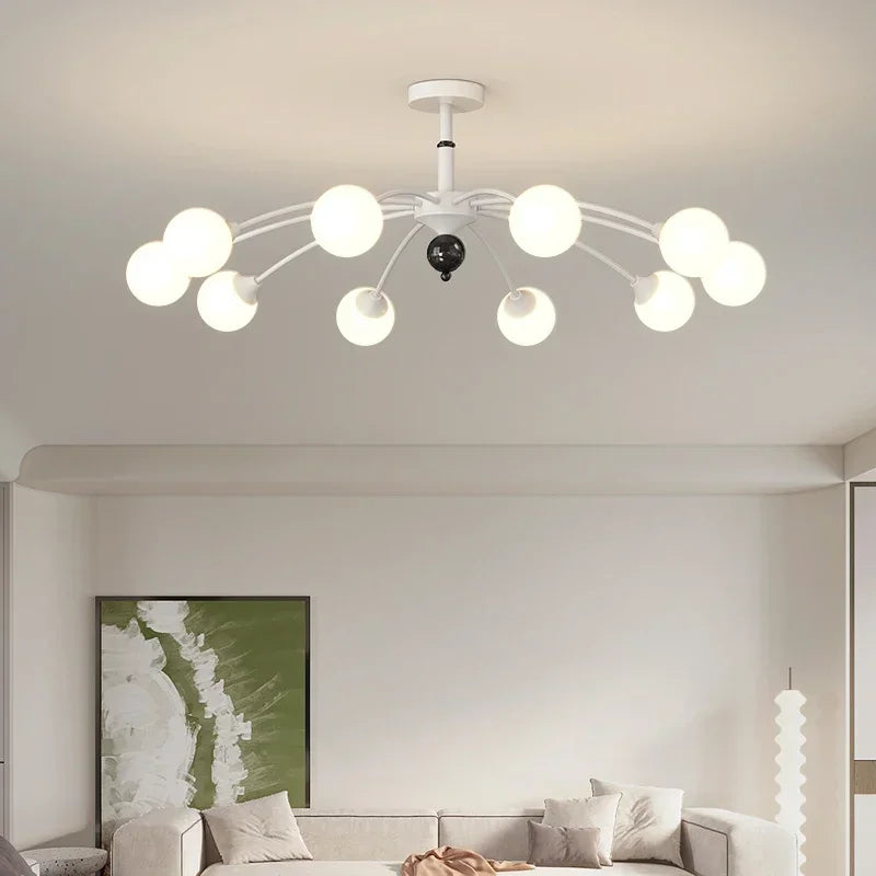 Afralia™ Nordic Light Luxury Chandelier - Modern, Creative, Warm Bedroom, Dining, Living Room Lamps