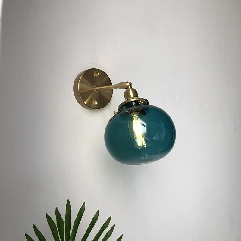 Afralia™ Vintage LED Wall Light with Pull Chain Switch for Coffee Corridor & Bedside