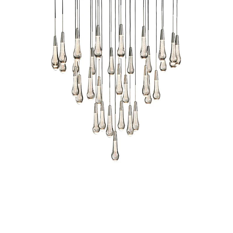 Afralia™ Crystal Ceiling Pendant Lights for Dining Room, Luxury Designer Foyer Decor Lighting