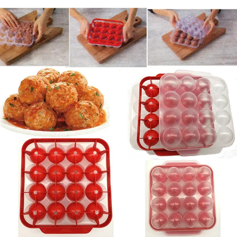 Afralia™ Meatball Mold: Self-Stuffing Kitchen Tool for Making Meatballs, Fish Balls, and Melon Balls
