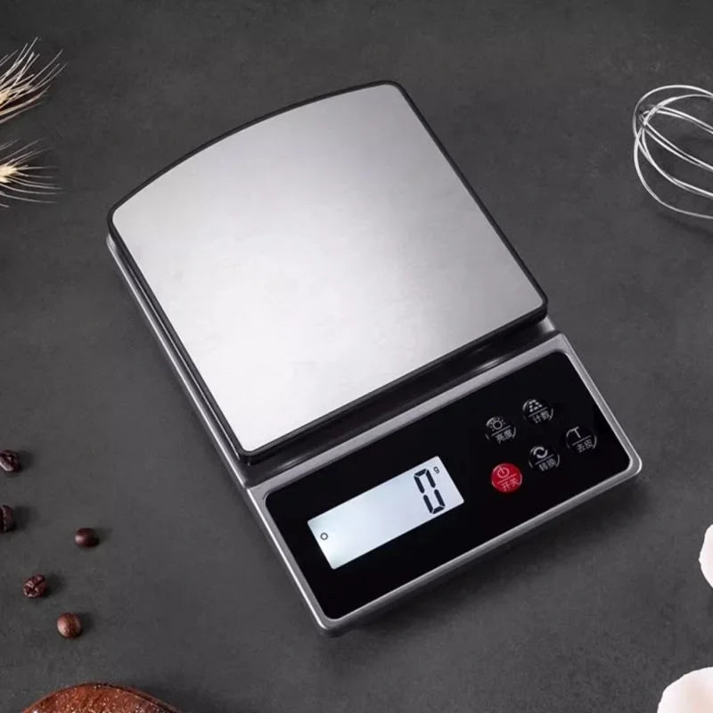 Afralia™ Precision Digital Kitchen Scale Stainless Steel LCD Jewelry Pocket Scale.