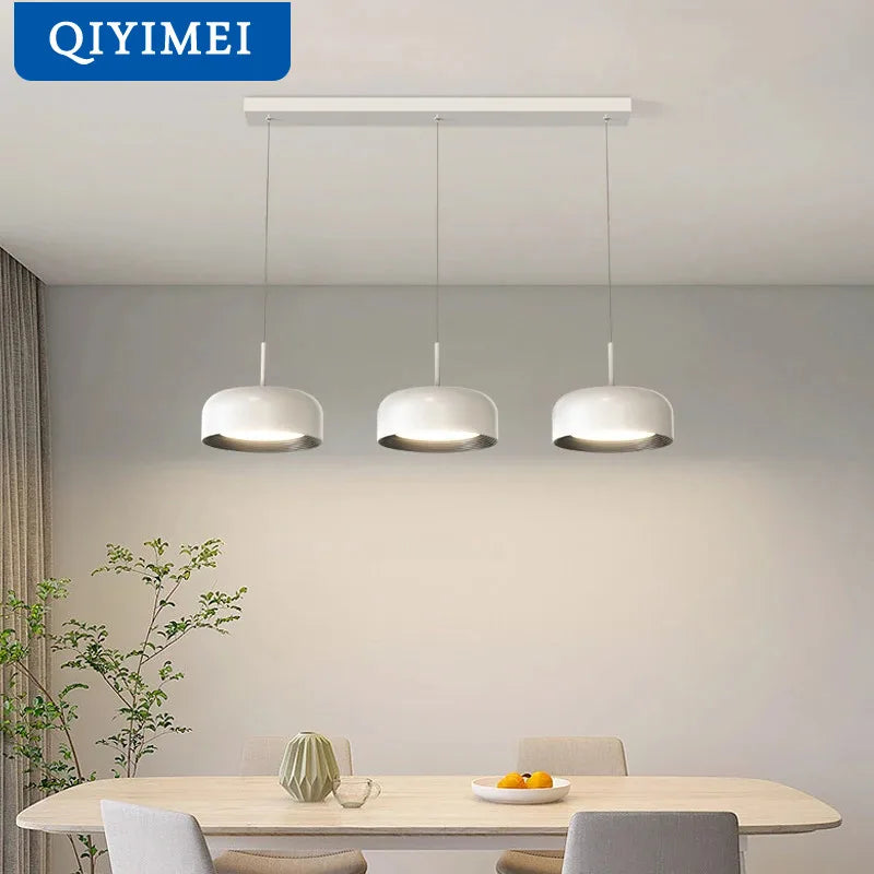 Afralia™ Circular Chandeliers: Nordic Style Lighting for Bedroom, Kitchen, Living & Dining Room