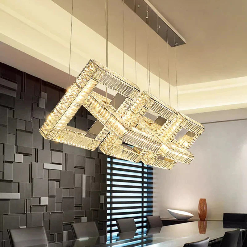 Afralia™ Modern Chandelier Pendant Light for Dining Room Ceiling, Indoor Lighting