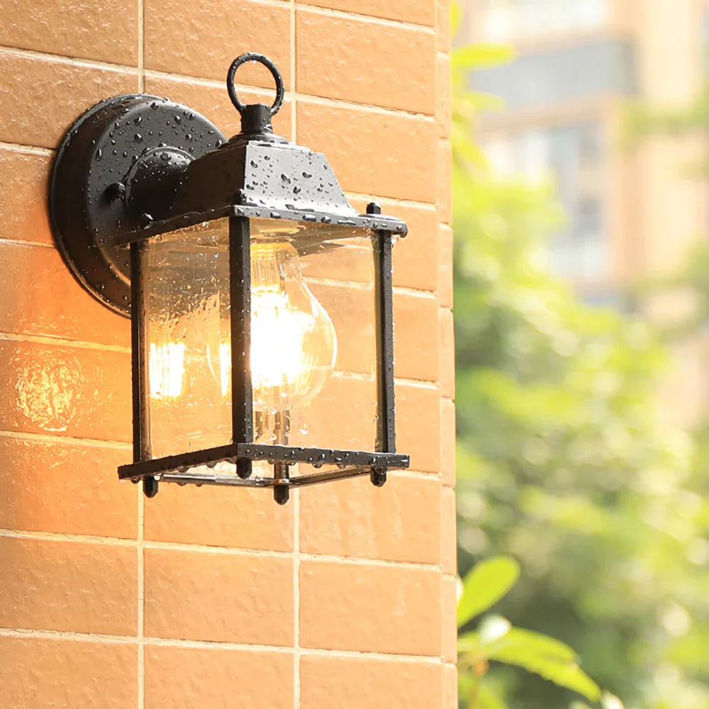 Afralia™ Waterproof Outdoor Wall Lamp Sconce for Garden Villa Balcony Lighting