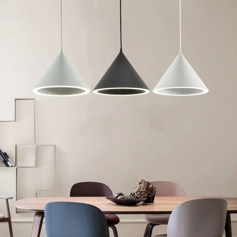 Afralia™ Macaron LED Pendant Light: Modern Chandelier Fixture for Living Dining Bedroom