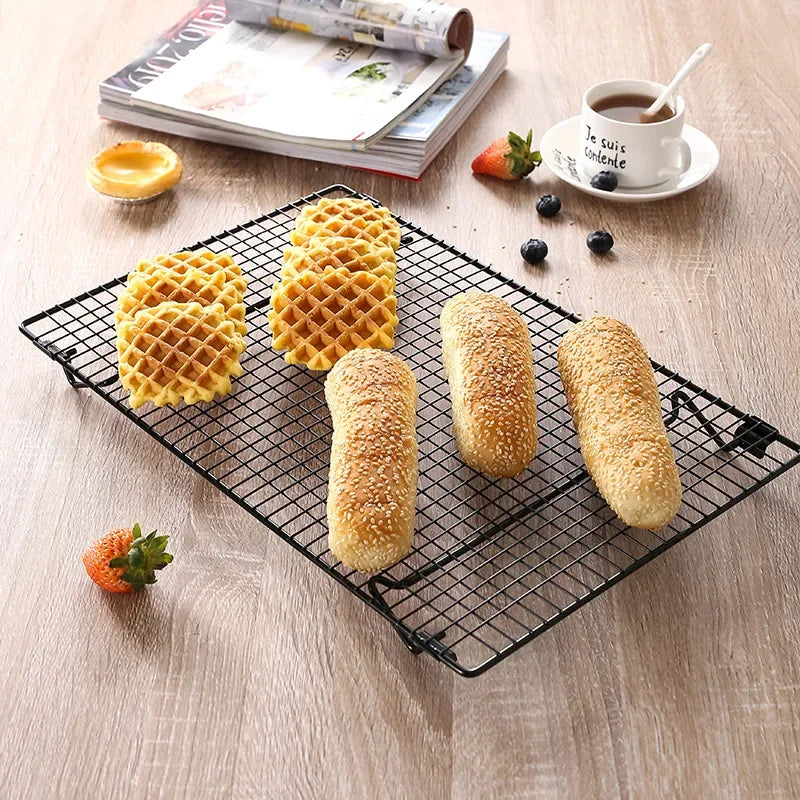 Stainless Steel Cooling Rack Tray for Baking by Afralia™
