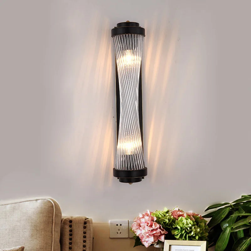 Afralia™ Crystal Wall Lamp: Modern LED Indoor Lighting for Luxury Living Room, Bedroom, and Aisle