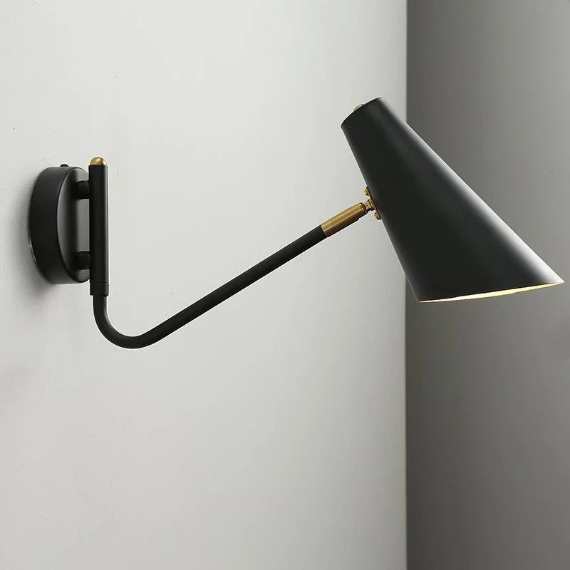 Afralia™ Modern Adjustable Swing Arm LED Wall Lamp for Home Decor Bedside Lighting
