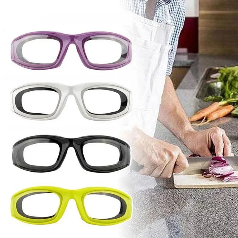 Afralia™ Onion Goggles Tear-Free Eye Glasses for Safe Chopping & Cooking
