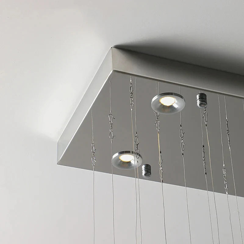 Afralia™ Flower Crystal LED Chandelier - Large Modern Luxury Decorative Lighting