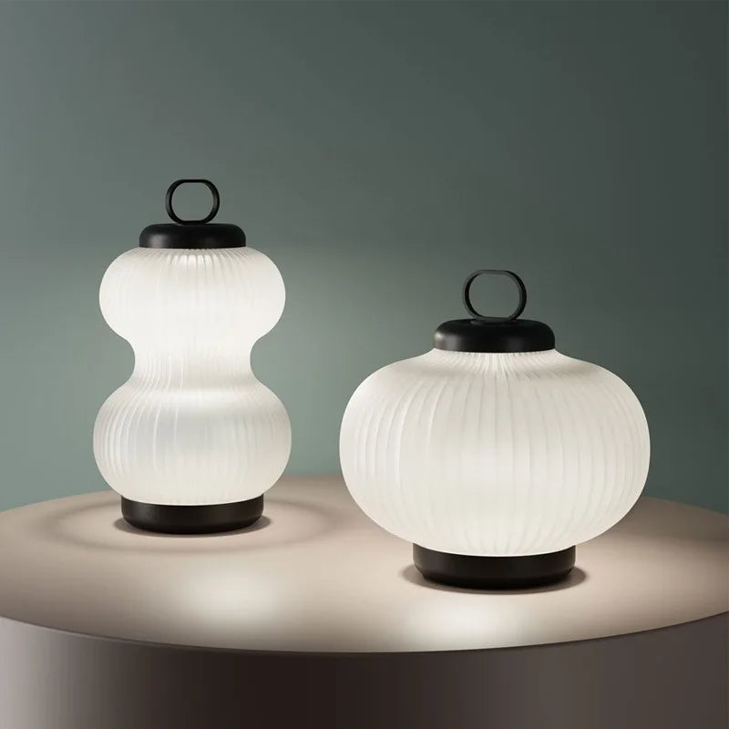 Afralia™ Black & White Glass Chandelier | Minimalist Nordic Bedroom Decor Floor Lamp