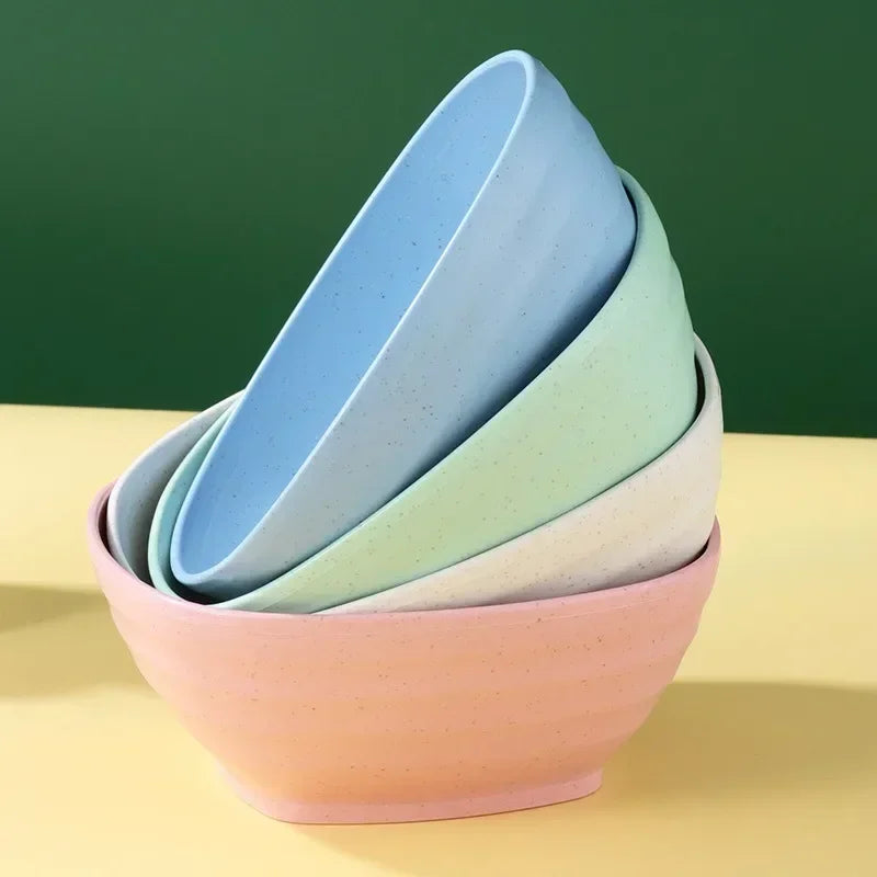 Afralia™ Wheat Straw Ramen Bowls Set