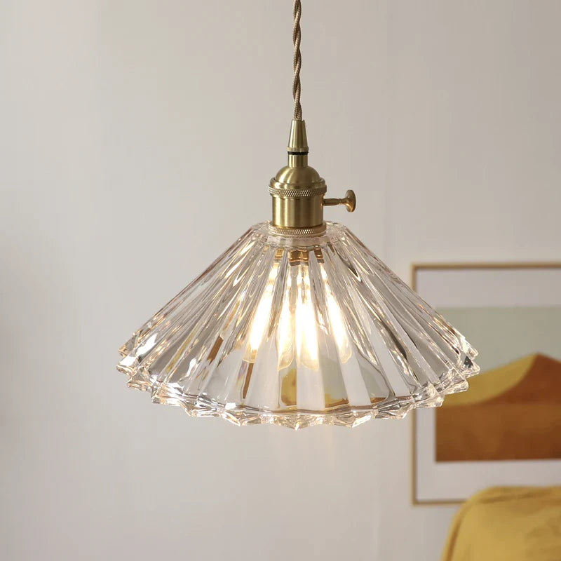 Afralia™ LED Pendant Lamp Clear Glass Sconce Modern Minimalism Stair Light