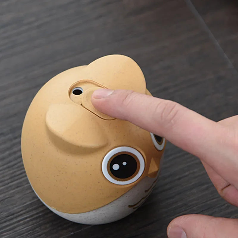 Afralia™ Owl Toothpick Holder Container: Eco-Friendly Table Decor & Storage.