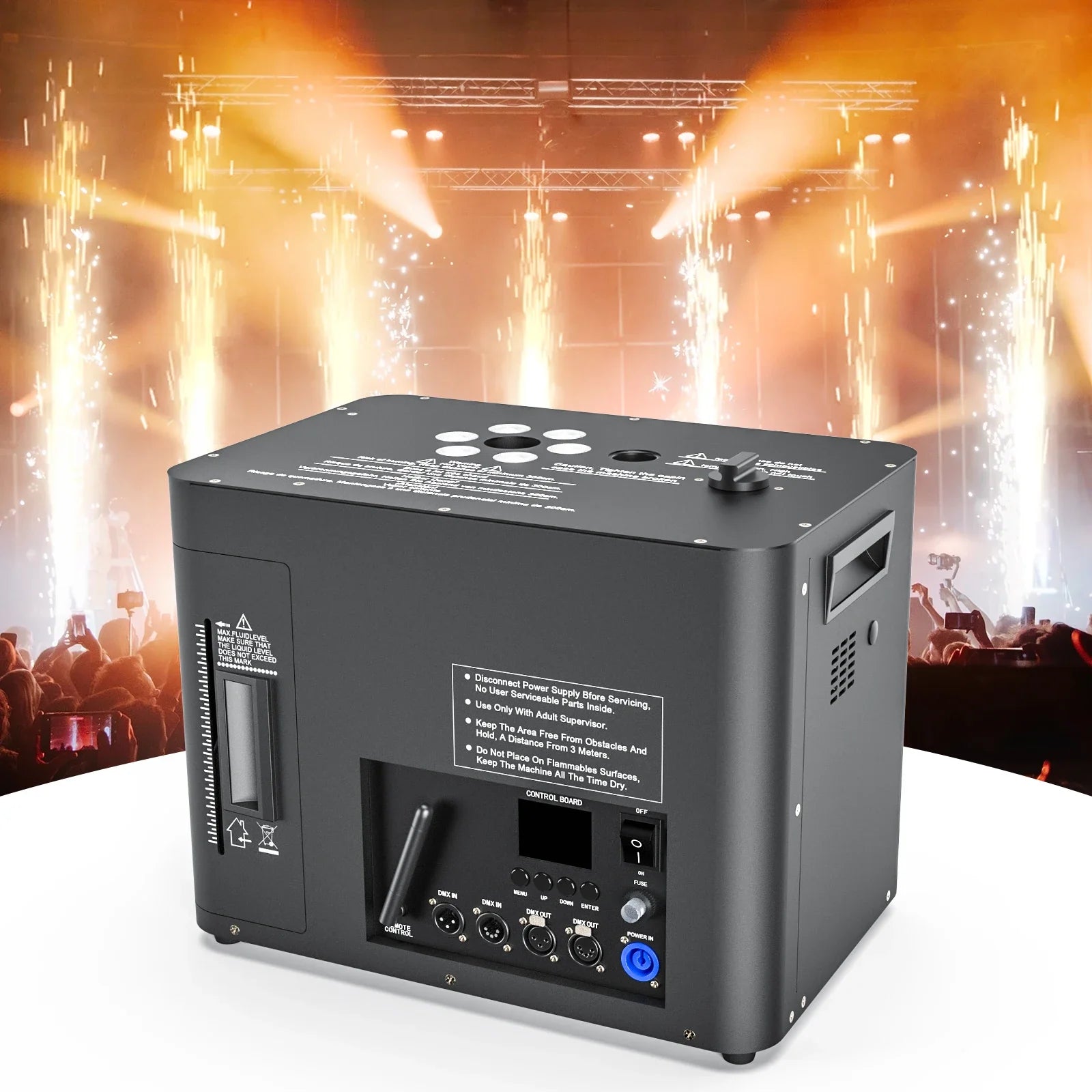 Afralia™ LED Smoke Spray Flower Machine for Stage Events