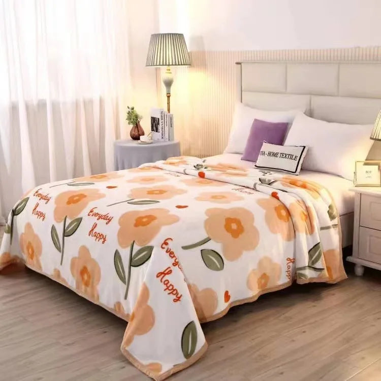 Afralia™ Thick Flannel Warm Lid Blanket