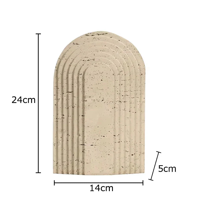 Afralia™ Stone Door Ornaments: Modern Desk Decor Resin Statue Ball Artwork Aesthetics