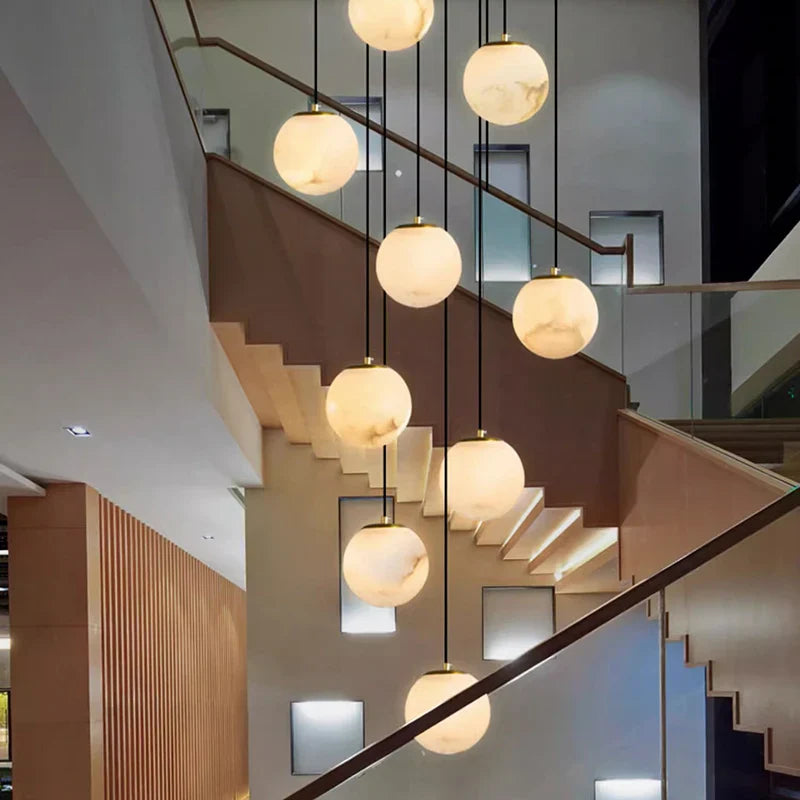 Afralia™ Modern LED Pendant Chandeliers for Living & Dining Room Lighting