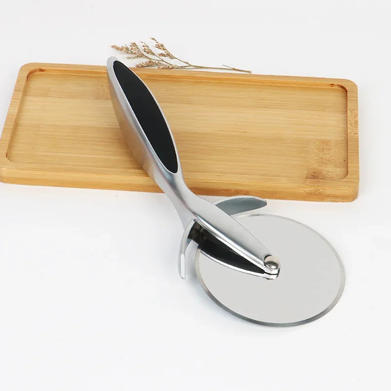 Afralia™ Stainless Steel Pizza Cutter & Knife for Baking and Cooking