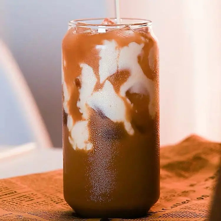 Afralia™ Cola Glass Cup Set Creative Drinkware Shot Glasses Milk Beer Dessert Mug