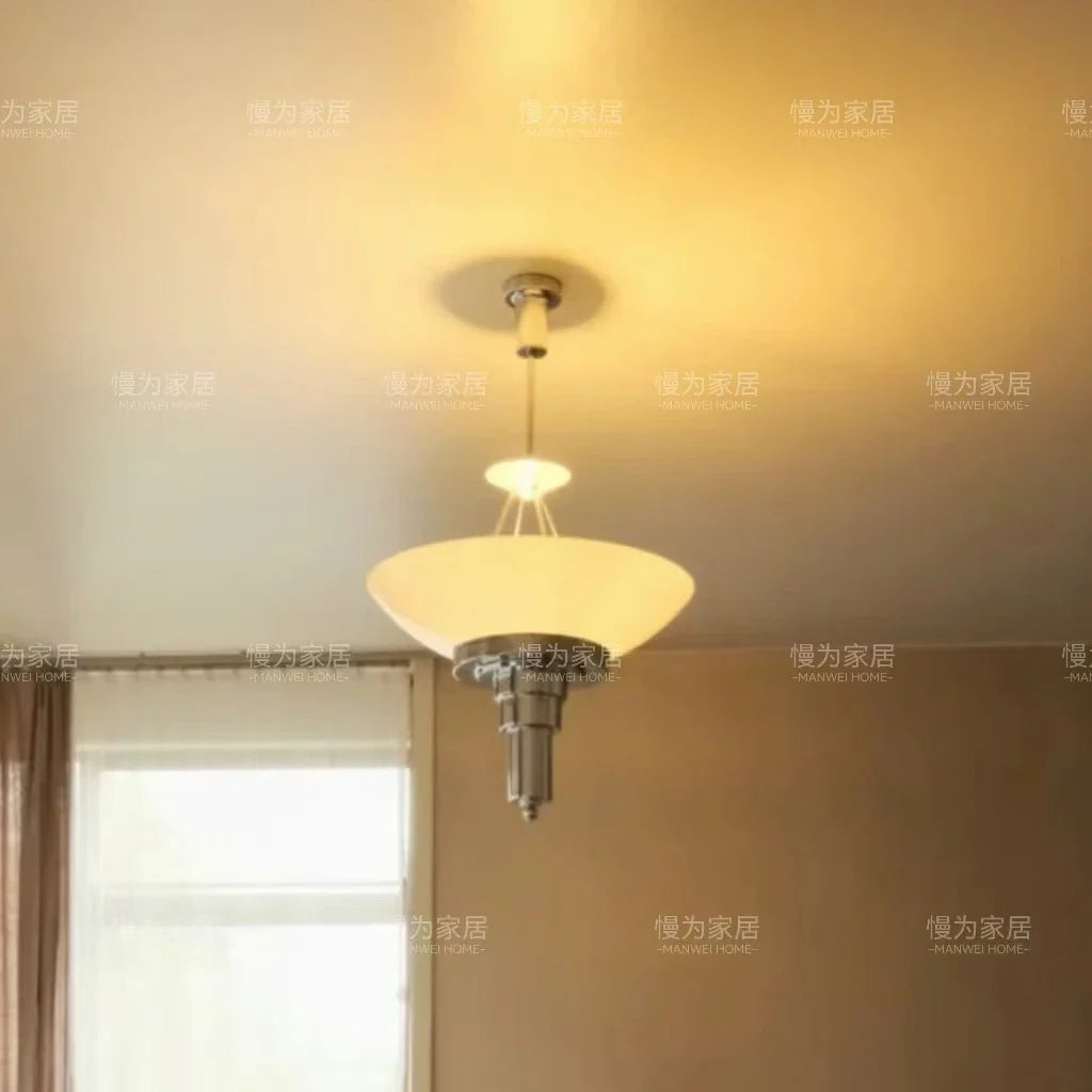 Afralia™ Space Age Bauhaus Chandelier for Dining, Living, Bedroom, Bar - Italian Texture