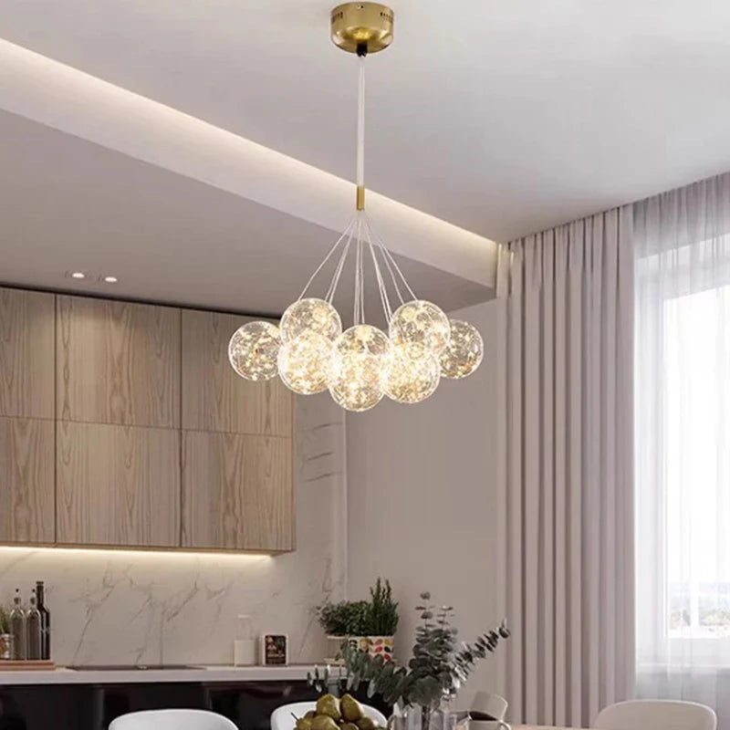 Afralia™ LED Pendant Light Chandeliers for Living & Dining Room Decor