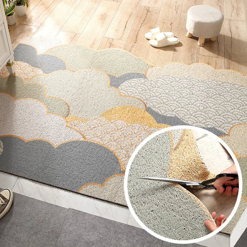 Afralia™ Shoe Scraper Indoor Floor Mat, Anti-slip & Easy Clean Entrance Door Mat