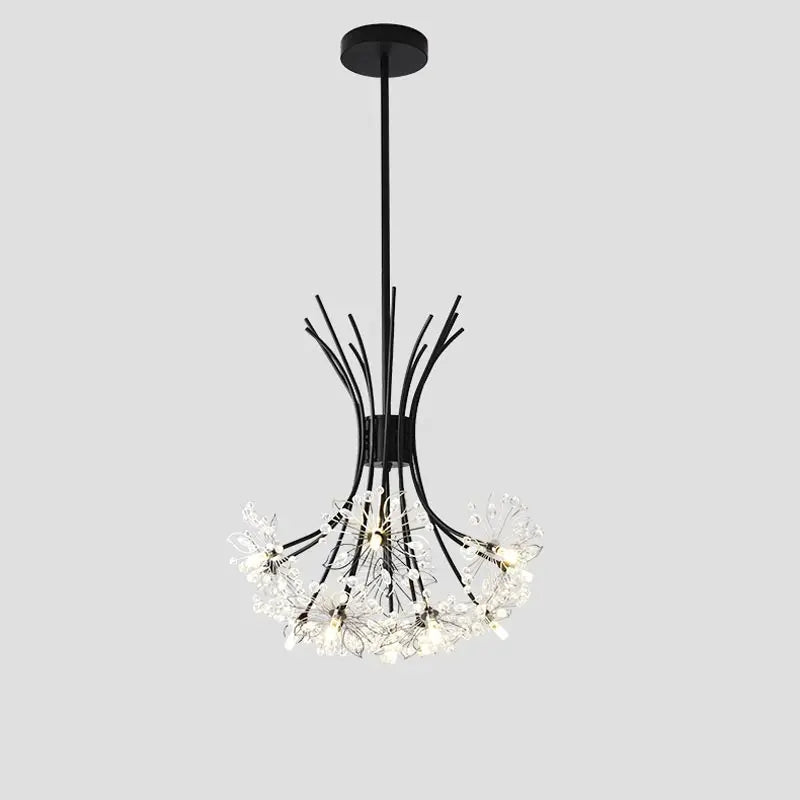 Afralia™ Modern Crystal Ceiling Chandelier for Living Room Bedroom Kitchen Decor