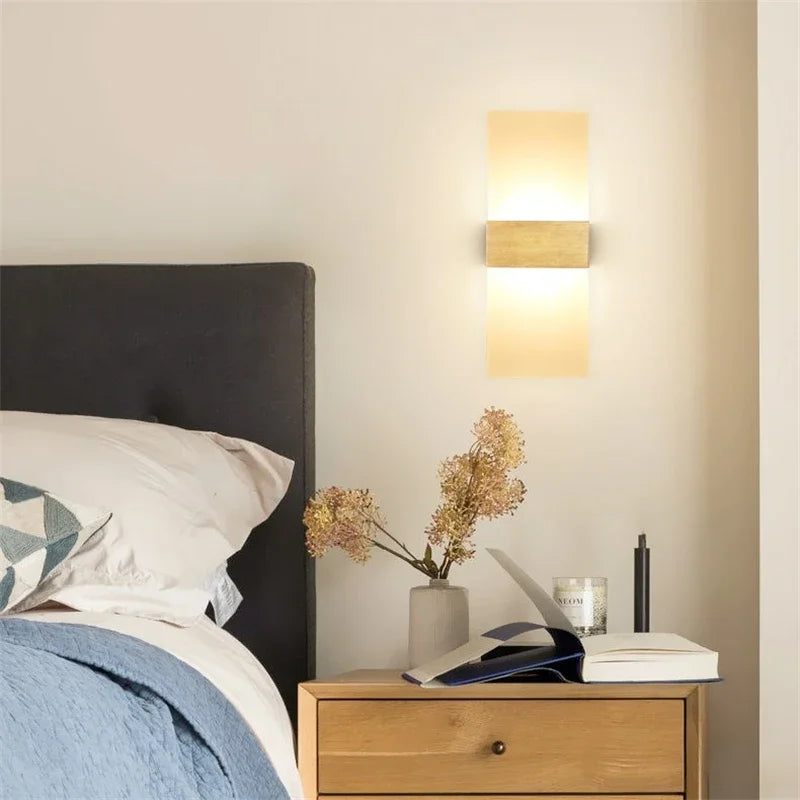 Afralia™ LED Wall Light: Modern Indoor Lamp for Bedroom, Living Room, Kitchen, Corridor