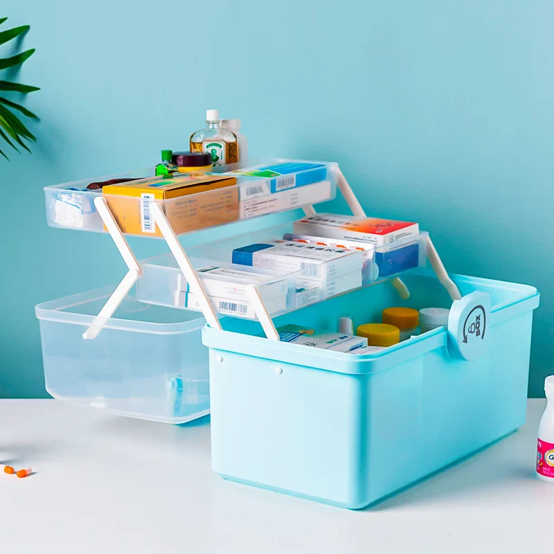 Afralia™ Household First Aid Kit: Portable & Multifunctional Emergency Box with Multiple Compartments