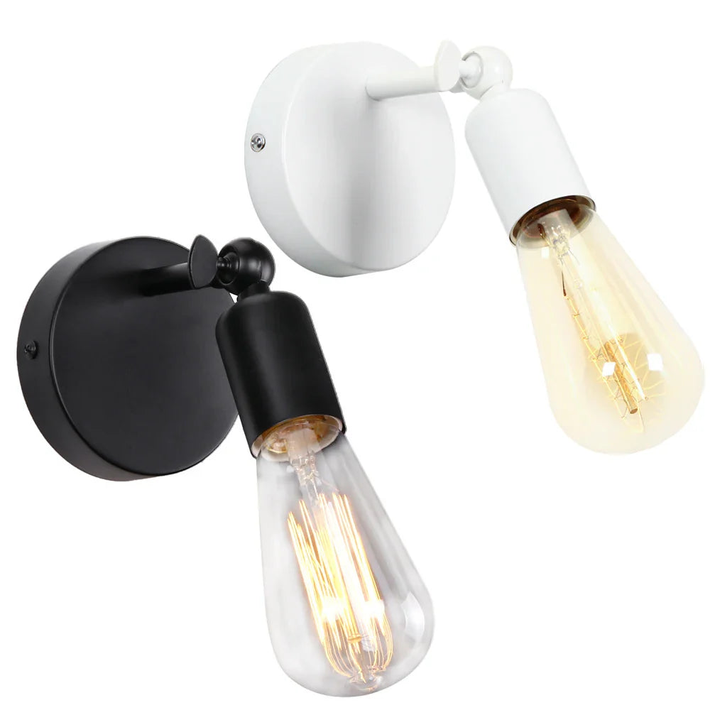 Afralia™ Modern LED E27 Wall Light Flexible Sconce Vintage Wall Lights Fixture for Bedroom