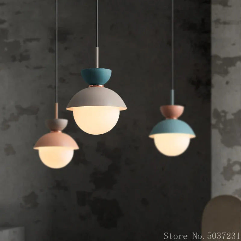 Afralia™ Macarone Bedside Pendant Light - Modern Nordic Decorative Lamp