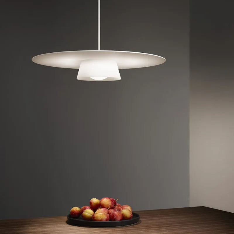 Afralia™ Circular Coffee Shop Pendant Light: Creative Designer Homestay Lamp