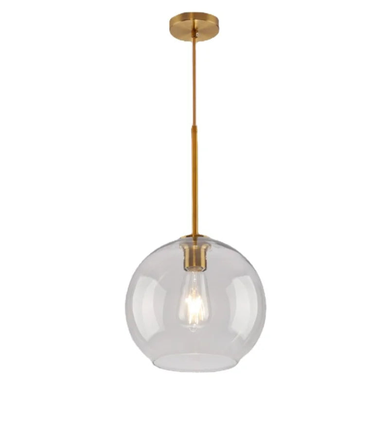 Afralia™ Nordic Glass Pendant Light - Modern Bubble Design - Vintage Industrial Style - E27 Fixture