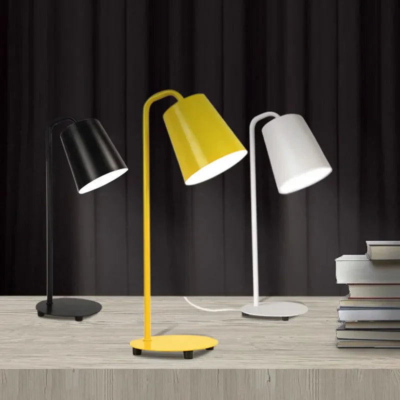 Afralia™ Modern Art LED Table Lamp for Children's Bedside, Warm Home Decor Night Light