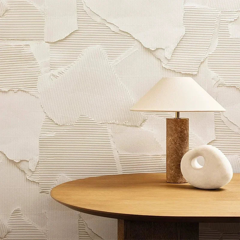 Afralia™ Marble LED Table Lamp Modern Wabi-sabi Design for Home Decor