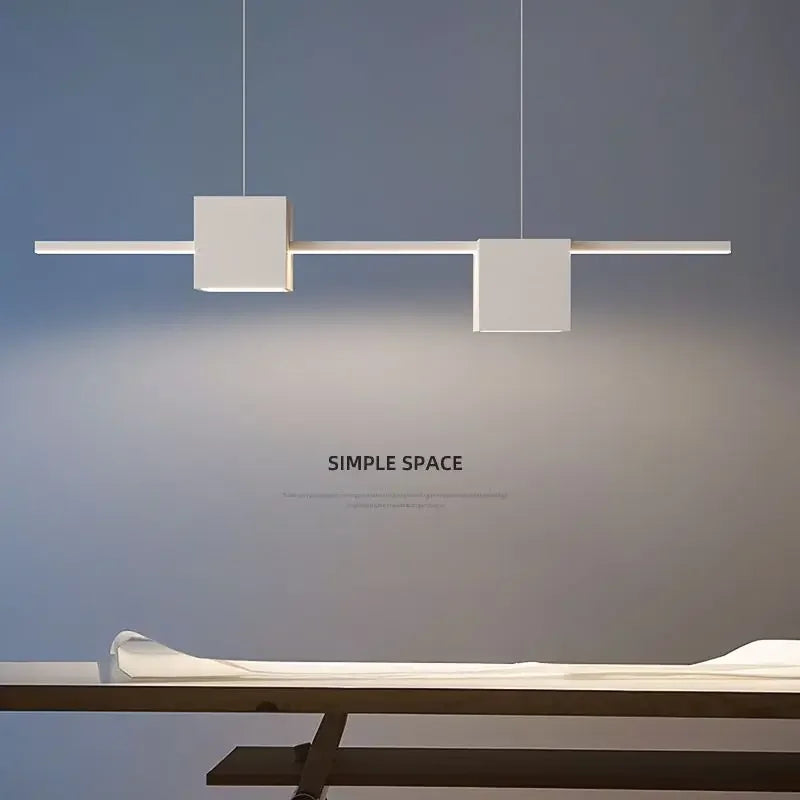 Afralia™ Square LED Chandelier: Modern Home Decor Lighting for Living, Dining & Bedroom
