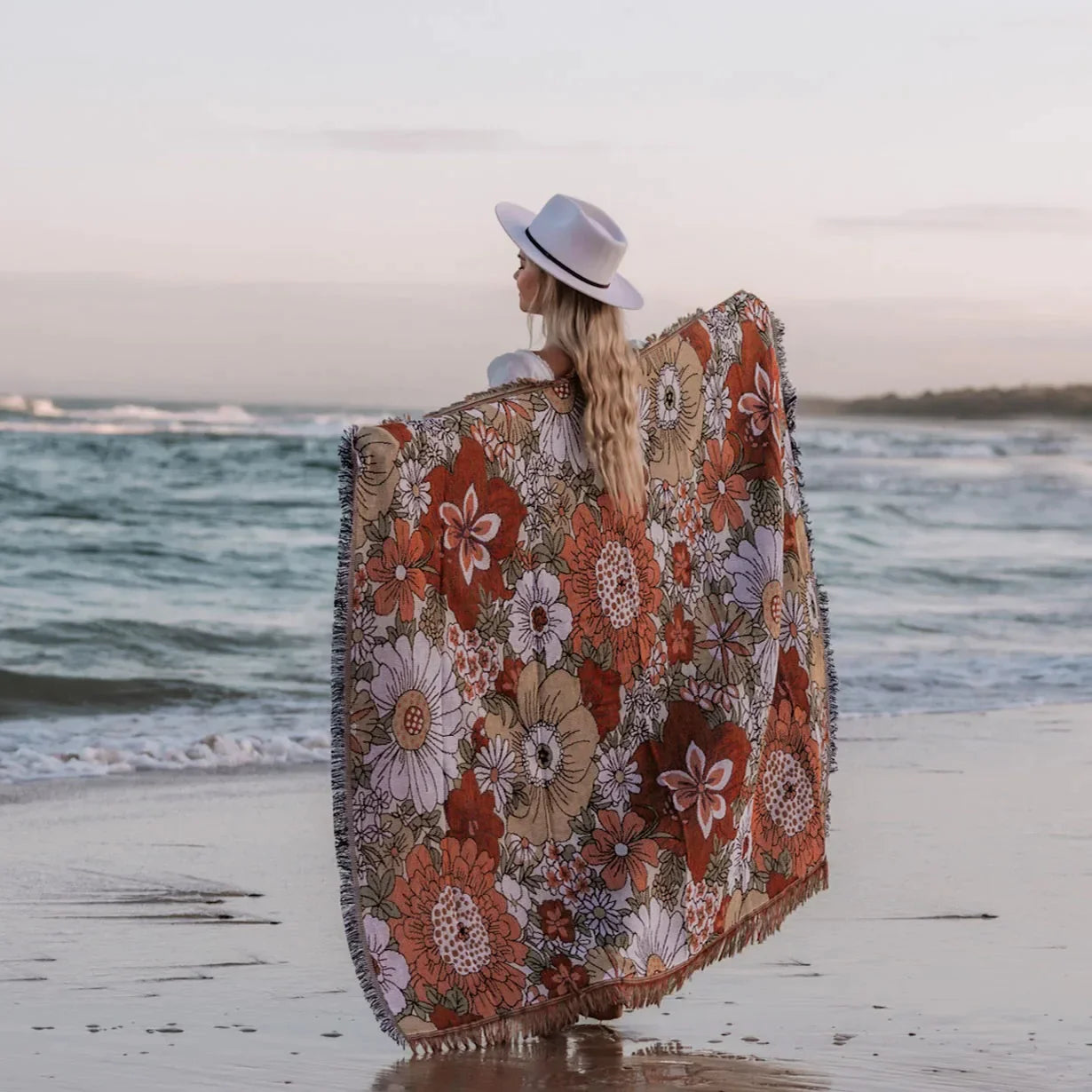 Afralia™ Bohemian Floral Leisure Blanket