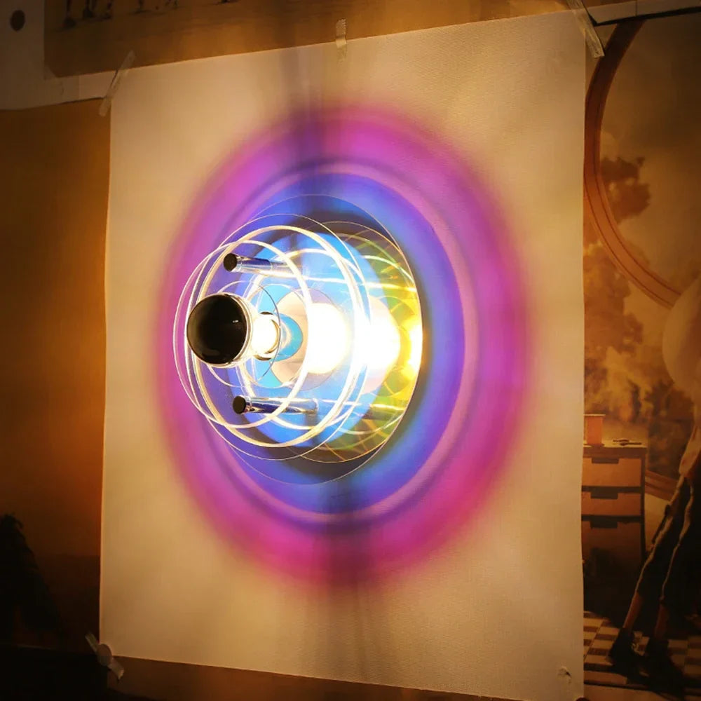 Afralia™ Creative Acrylic Wall Lamp for Living Room Bedroom Decor