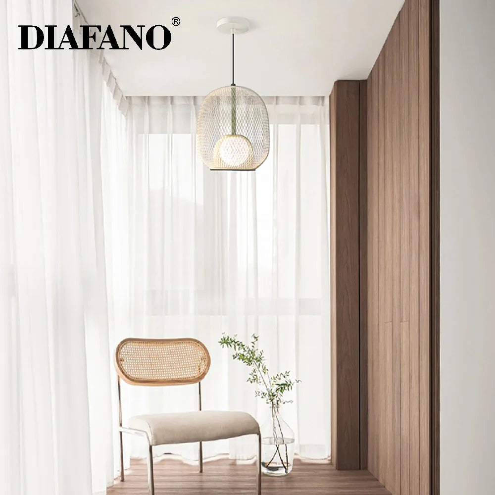 Afralia™ Nordic Foscarini Spokes LED Pendant Light - Modern Industrial Bird Cage Chandelier