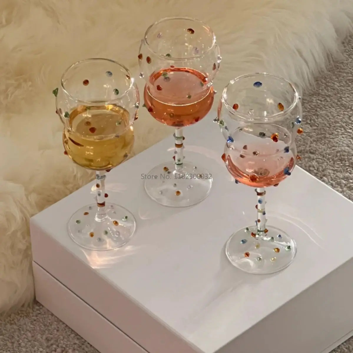 Afralia™ Sparkling Gem Champagne Coupes Wine Glass